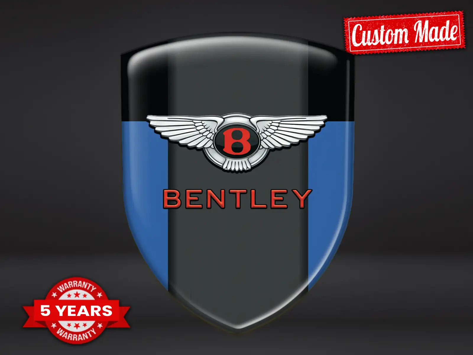 Bentley Personalized Car Emblems Top Quality Modern Style